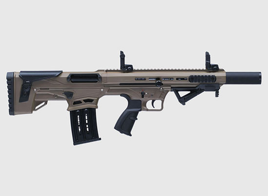 Taktikal Üzümlü Bullpup BPT-12 Bronz Şarjörlü Av Tüfeği 12 Kalibre 10+1