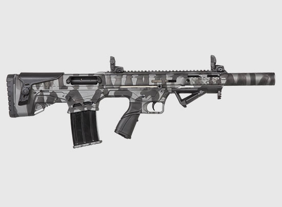 Taktikal Üzümlü Bullpup BPX-12 Gri Şarjörlü Av Tüfeği 12 Kalibre 10+1