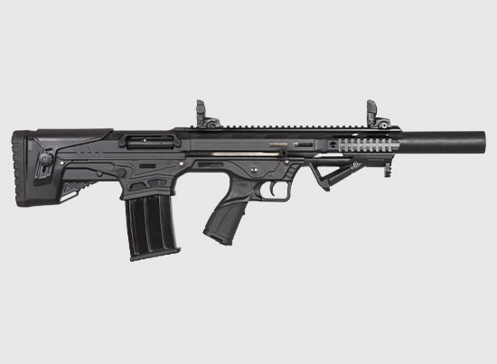 Taktikal Üzümlü Bullpup BPX-12 Siyah Şarjörlü Av Tüfeği 12 Kalibre 10+1