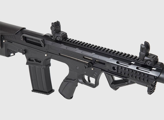 Taktikal Üzümlü Bullpup BPX-12 Siyah Şarjörlü Av Tüfeği 12 Kalibre 10+1